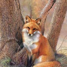 Схема вышивки «Рыжая»