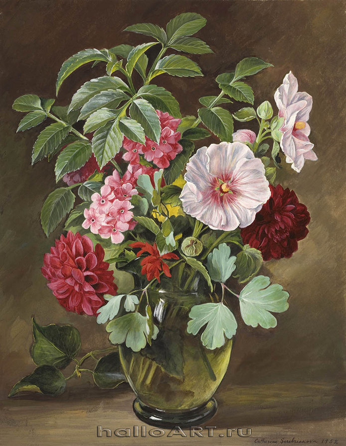 Цветы в вазе - серебрякова, ваза, цветы - оригинал
