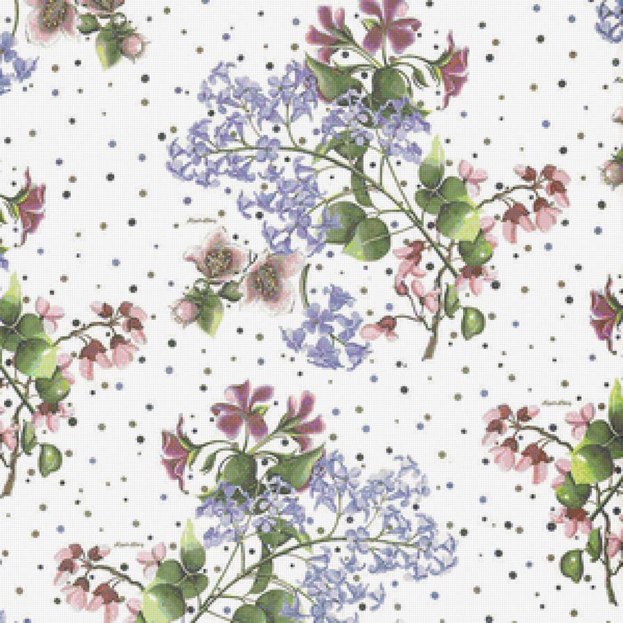 цветы - цветы, подушка - предпросмотр