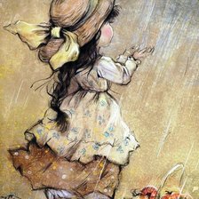 Схема вышивки «летний дождь»