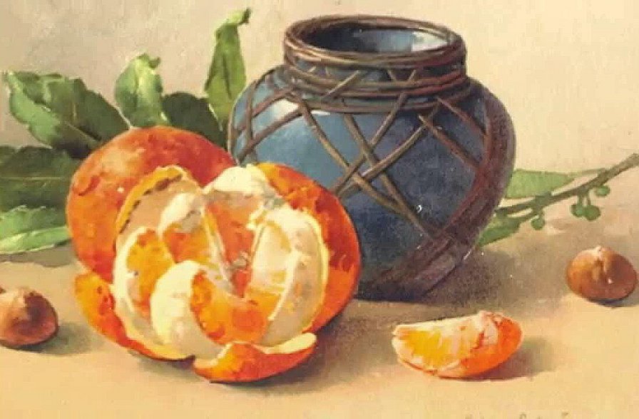 Натюрморт - вышивка крестом - оригинал