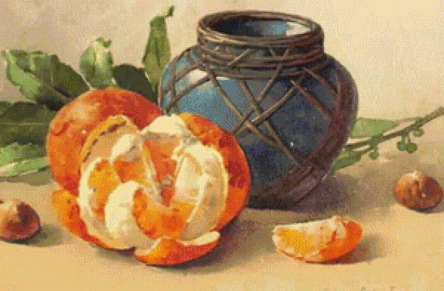 Натюрморт - вышивка крестом - предпросмотр