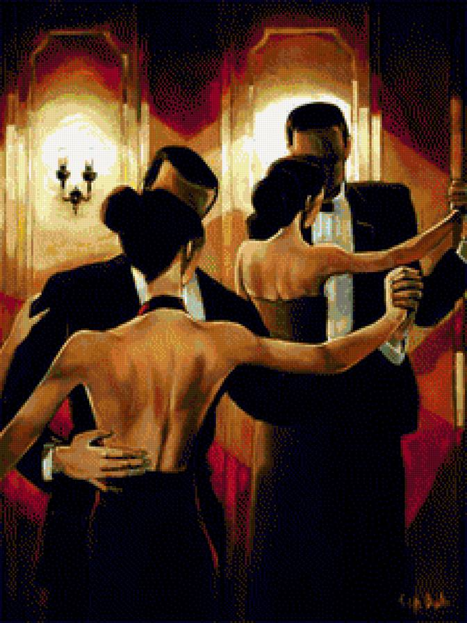 Триш Биддл - танец, женщина, мужчина, роскошь - предпросмотр