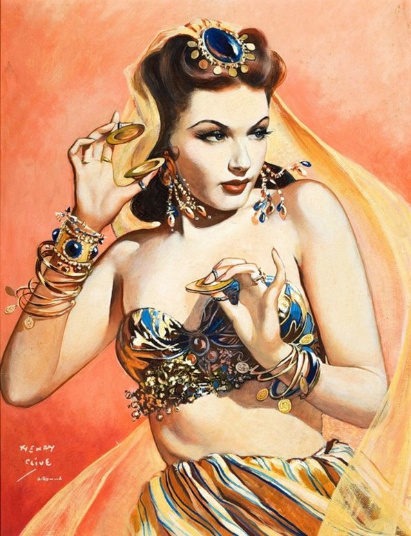 Танцовщица - иллюстрация - оригинал