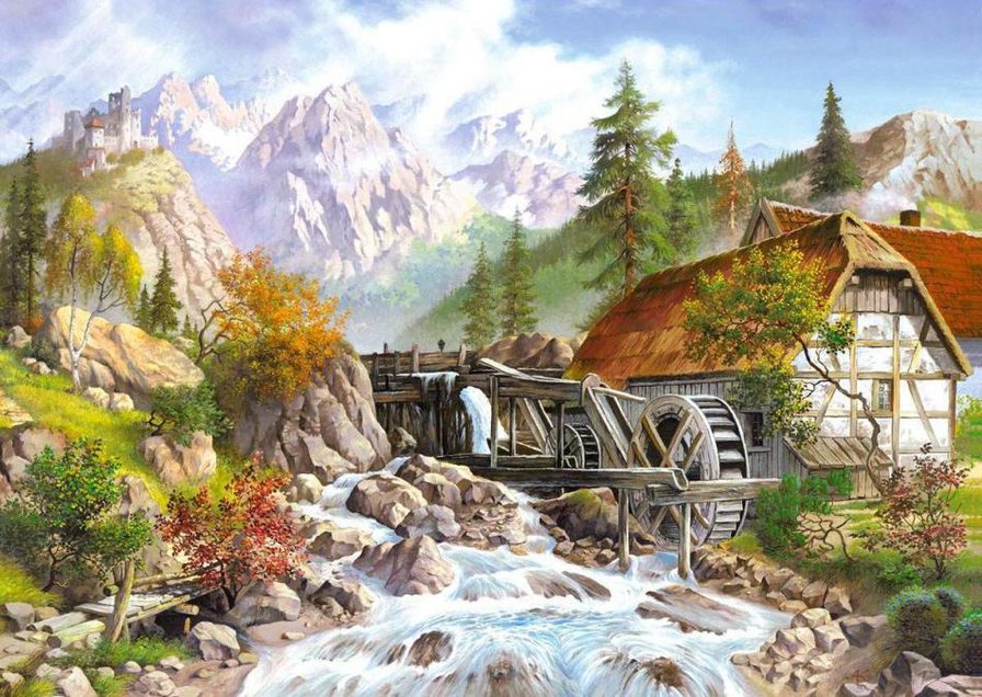 водяная мельница - оригинал