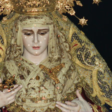 Схема вышивки «virgen dolores»