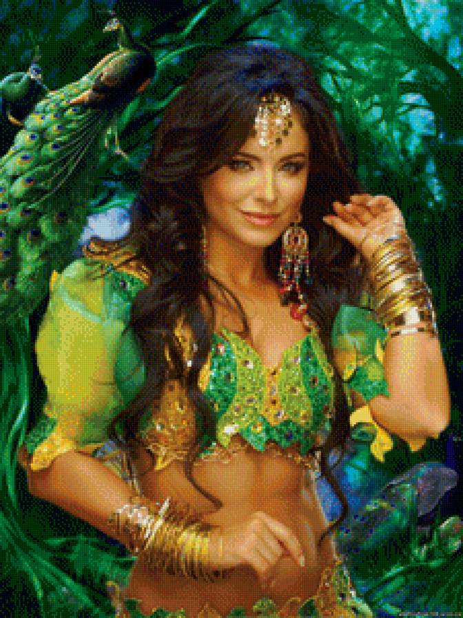 Девушка - иллюстрация - предпросмотр