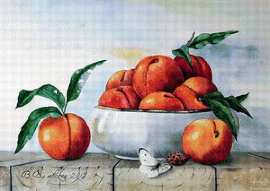 Натюрморт - вышивка крестом - предпросмотр