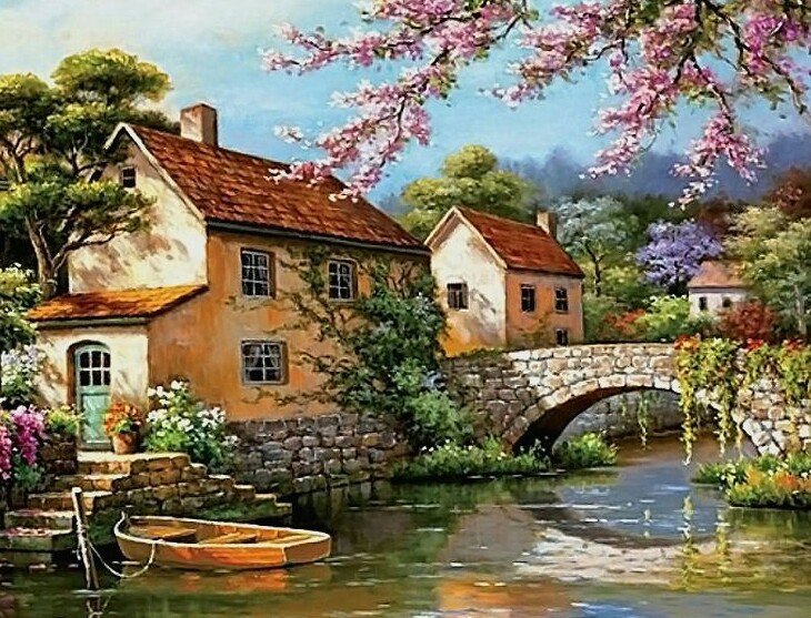 дом у реки - оригинал