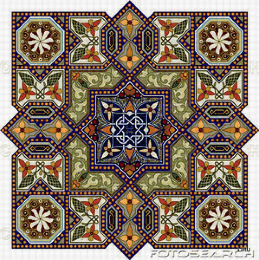 орнамент - подушка, орнамент - предпросмотр