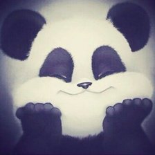 Оригинал схемы вышивки «милая панда» (№1197562)