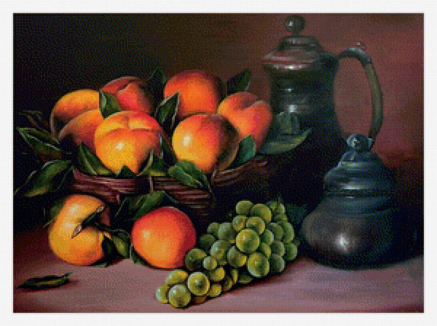 Натюрморт - вышивка крестом - предпросмотр