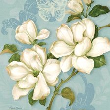 Схема вышивки «магнолия»