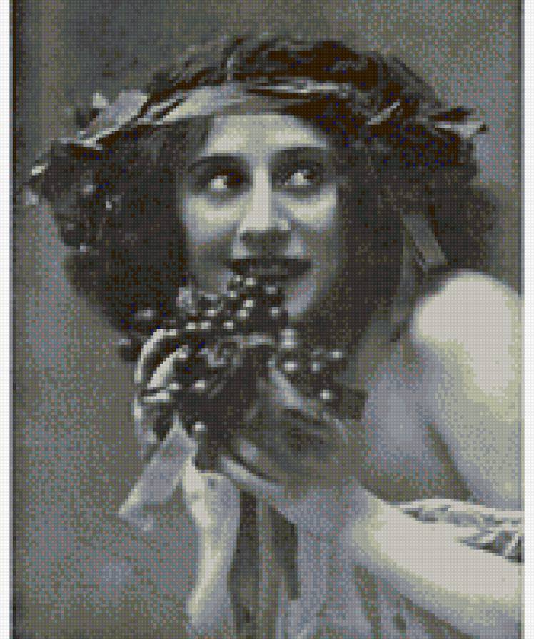 Владимир Румянцев. Первая Зима. - пионы, вышивка крестом, красивые вышивки - предпросмотр