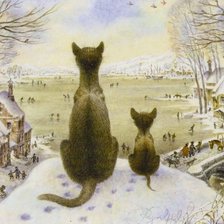 Схема вышивки «Владимир Румянцев. Первая Зима.»