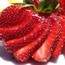 Схема вышивки «клубничка»