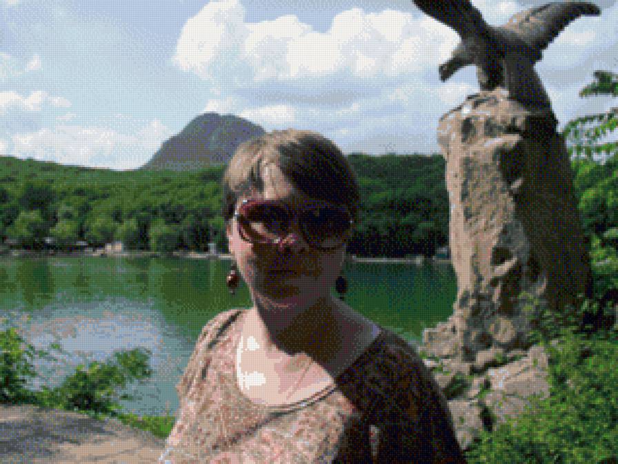 Железноводск. Озеро Железное - железноводск, вода, озеро, город - предпросмотр