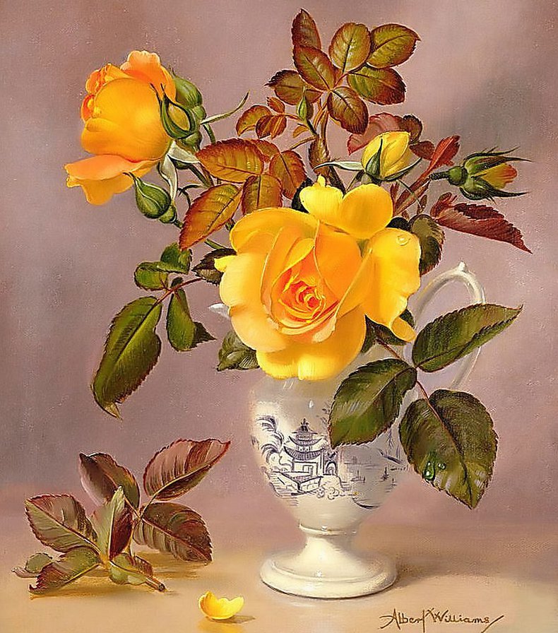 желтые розы - оригинал