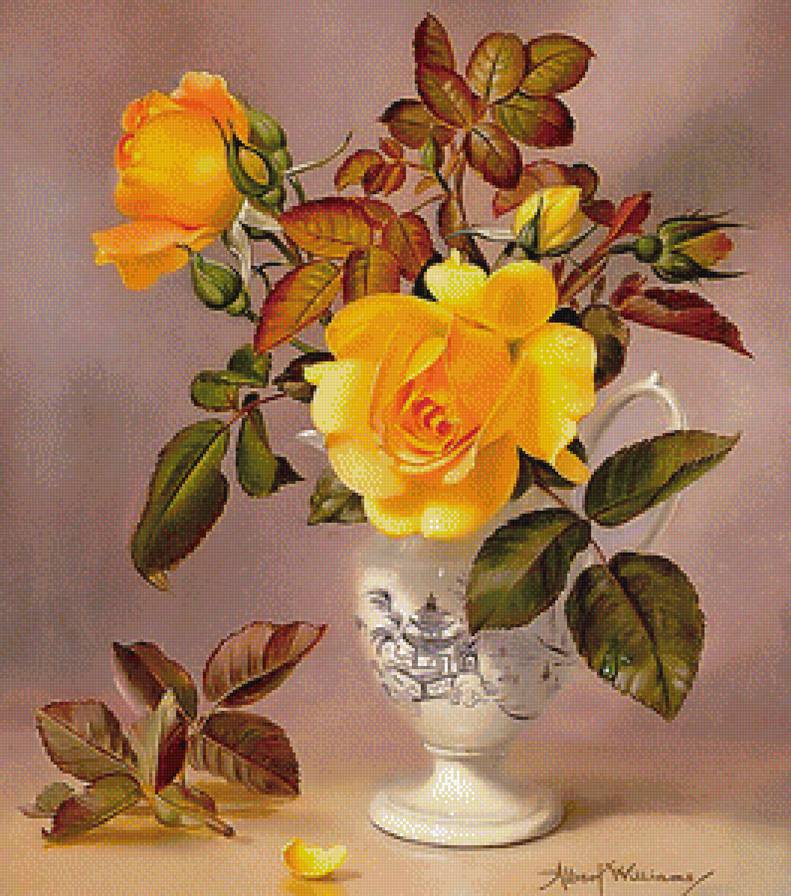 желтые розы - предпросмотр