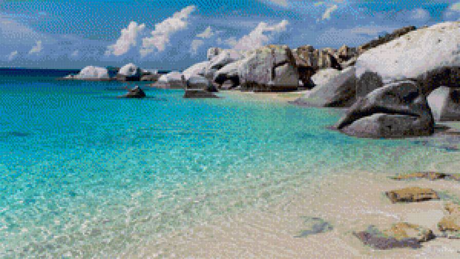 морской берег - берег, море - предпросмотр