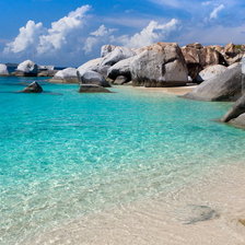 Схема вышивки «морской берег»