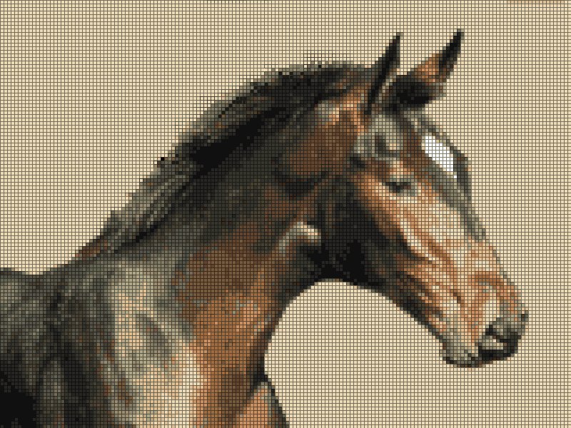 Красавец конь - оригинал