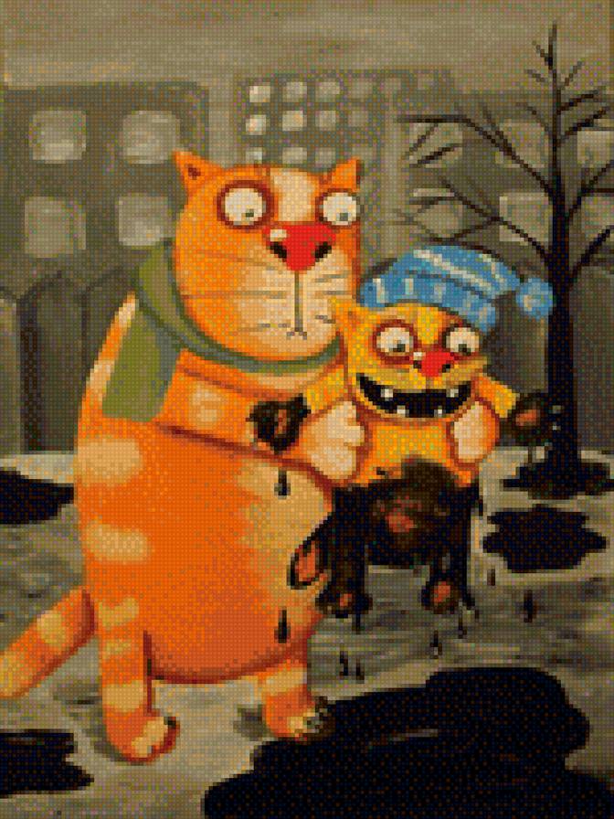 Весна - весна, юмор, коты - предпросмотр