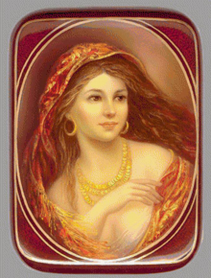 юность - девушка, портрет - предпросмотр