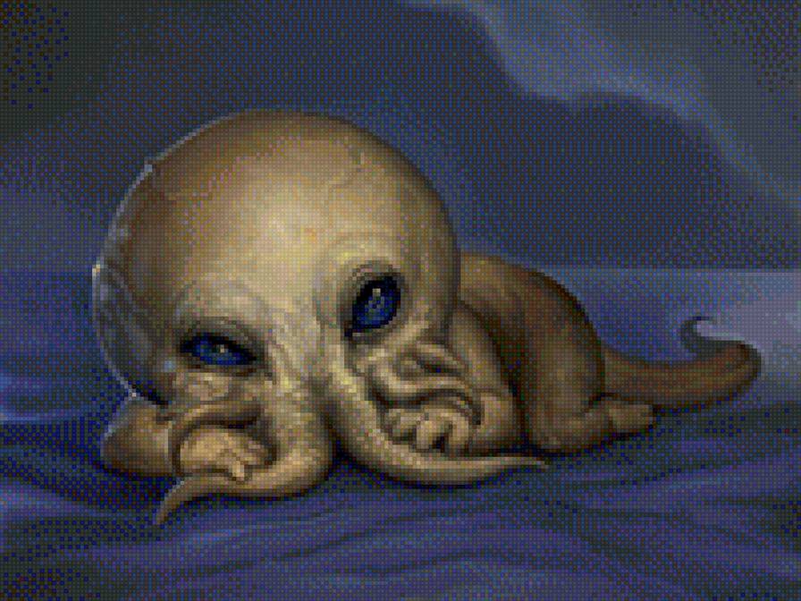 Морские обитатели - осьминог - предпросмотр