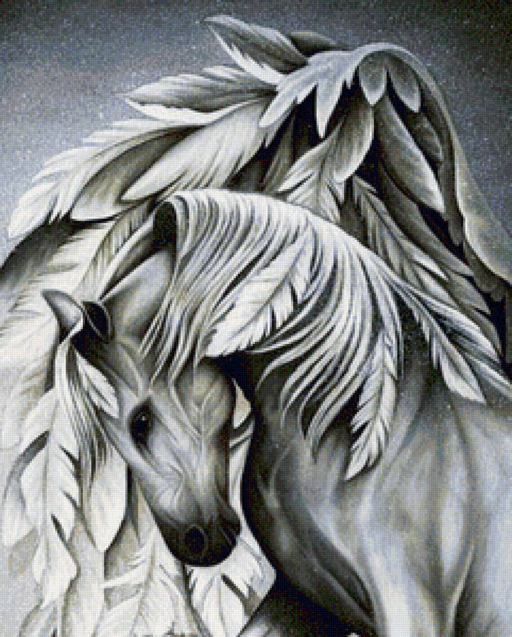 Пегас - животные, лошади, пегас, конь - предпросмотр