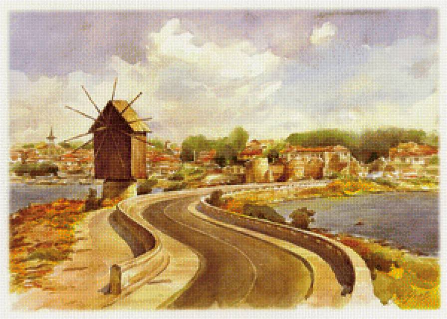 Несебр. Болгария - художники, города - предпросмотр