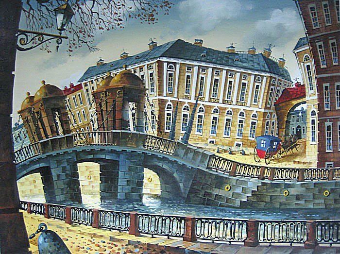 городской мостик - оригинал