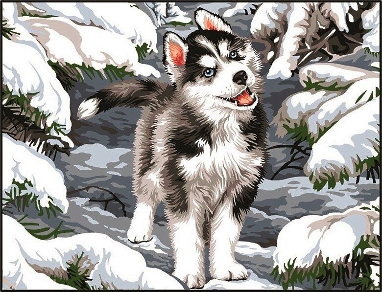 милые малыши - щенок, домашние животные, собака - оригинал