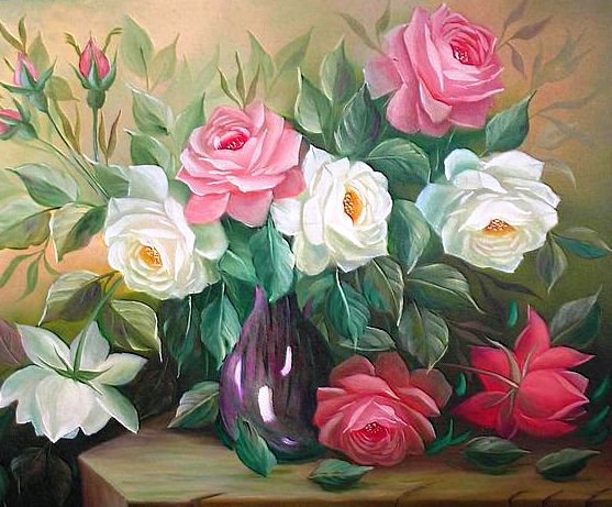 Розы - цветок, роза, букет, цветы - оригинал