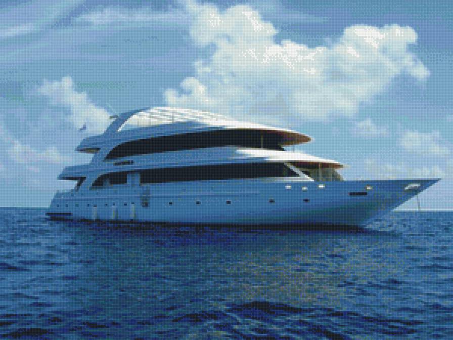 Яхта на Мальдивах - путешествие - предпросмотр