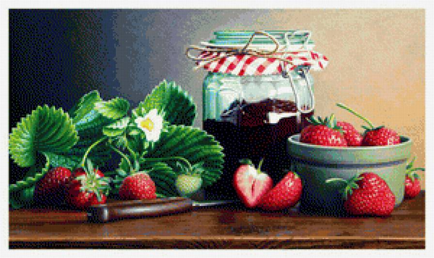 Натюрморт - натюрморт вышивка крестом - предпросмотр