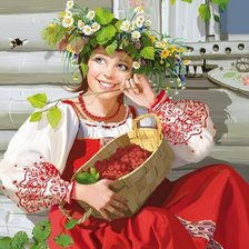 Схема вышивки «Малинка»