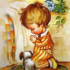 Схема вышивки «Молитва»