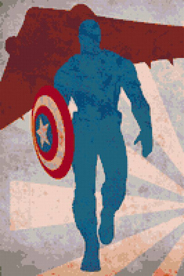 Капитан Америка - супергерой, первый мститель, marvel, мстители, капитан америка - предпросмотр