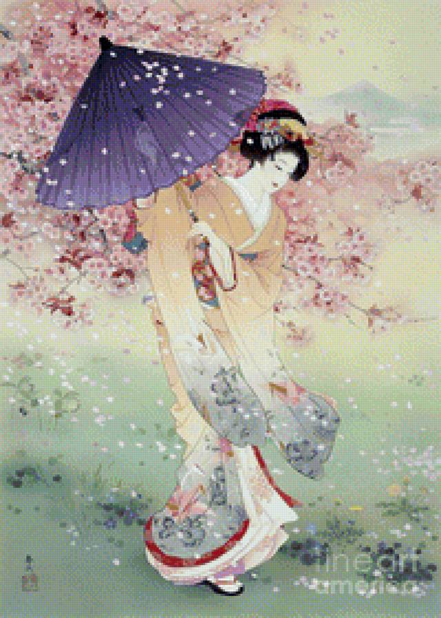 Гейша - япония - предпросмотр