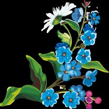 Схема вышивки «цветок»