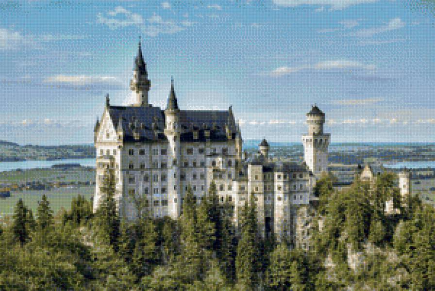 Замок Нойшванштайн - замок - предпросмотр