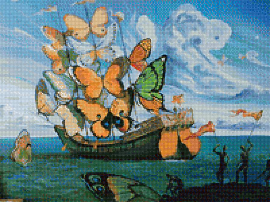 дали - мре, дали, бабочки - предпросмотр