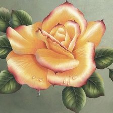 Схема вышивки «Роза»