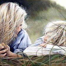 Схема вышивки «Детство»