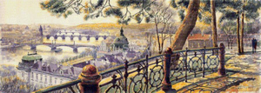 Прага - река, осень, мосты, прага - предпросмотр