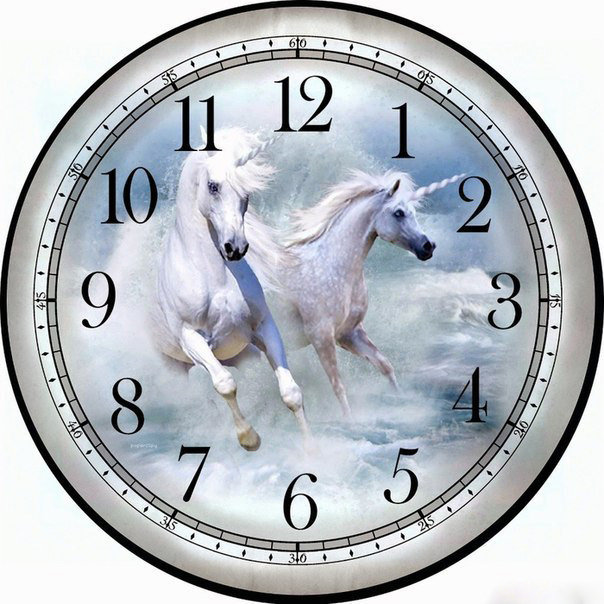 Циферблат "Лошади" - циферблаты - оригинал
