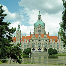 Схема вышивки «Ганновер, Германия»