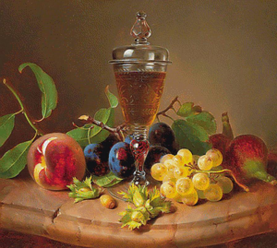 Натюрморт с фруктами - предпросмотр