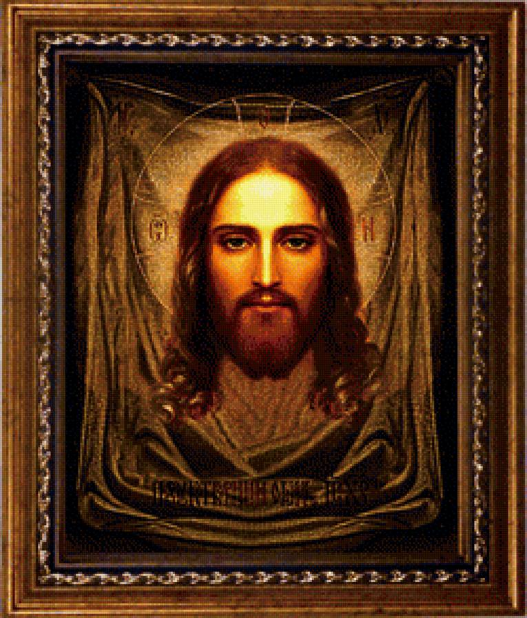 Спас Нерукотворный (иконописец Геннадий Степанов) - икона, спас нерукотворный - предпросмотр